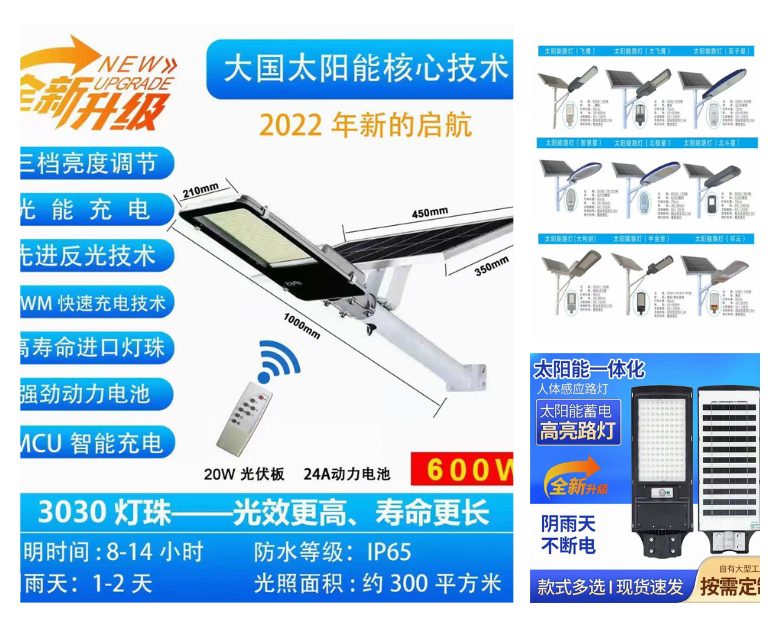 Solar Street Body Sensor Light